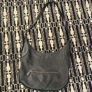 Rebecca Minkoff Black Leather Hobo Shoulder Bag